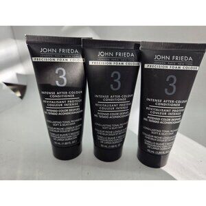 3x John Frieda Intense After-Colour Conditioner 3 Precision Foam Colour 1.69 Oz
